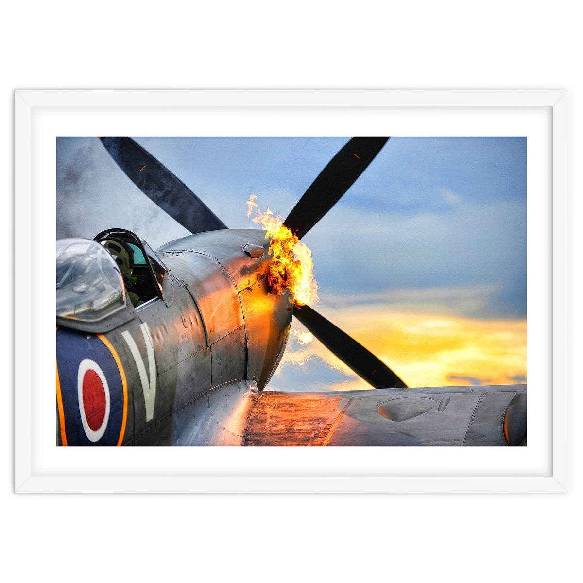Spitfire Fighter Aircraft 'hot Starting'