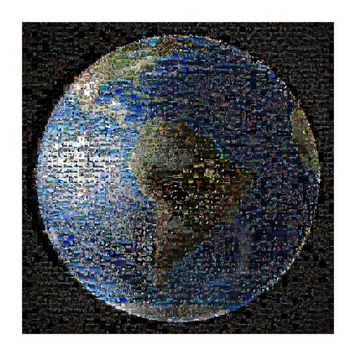Collage of Earth (Print Only)