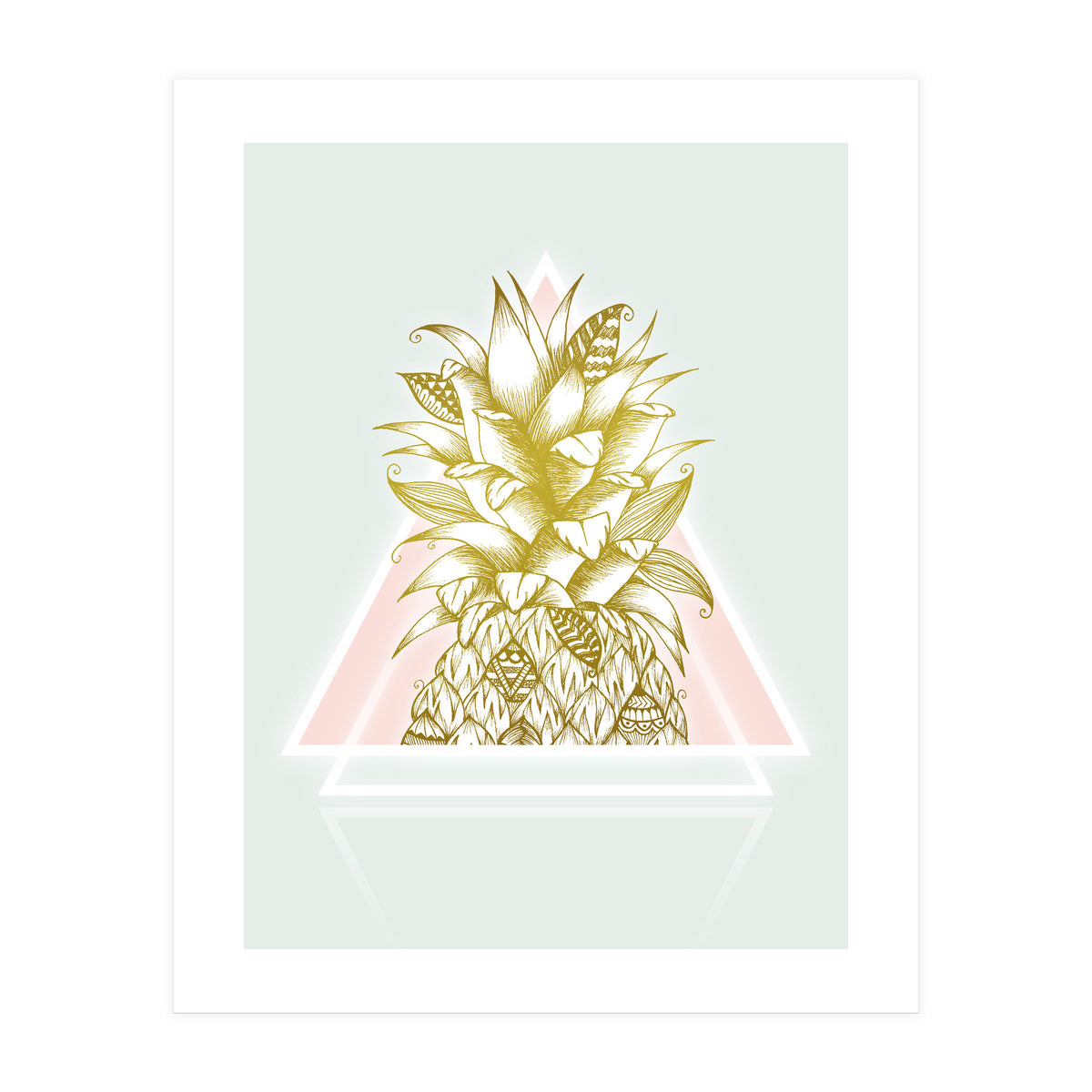 Golden Pineapple (Print Only)
