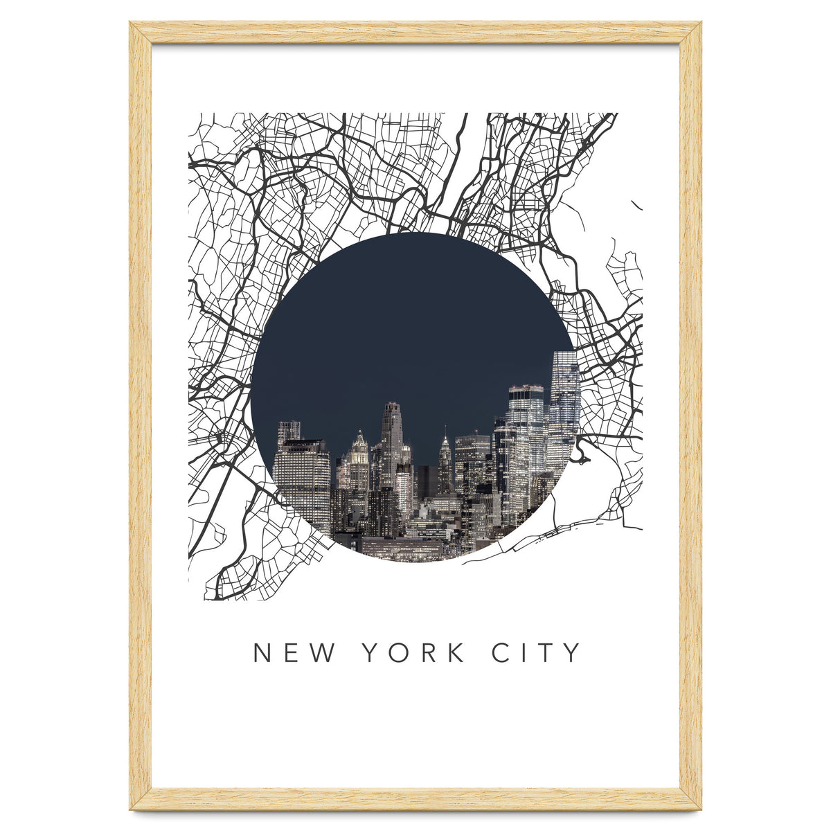 New York City Streets Collage