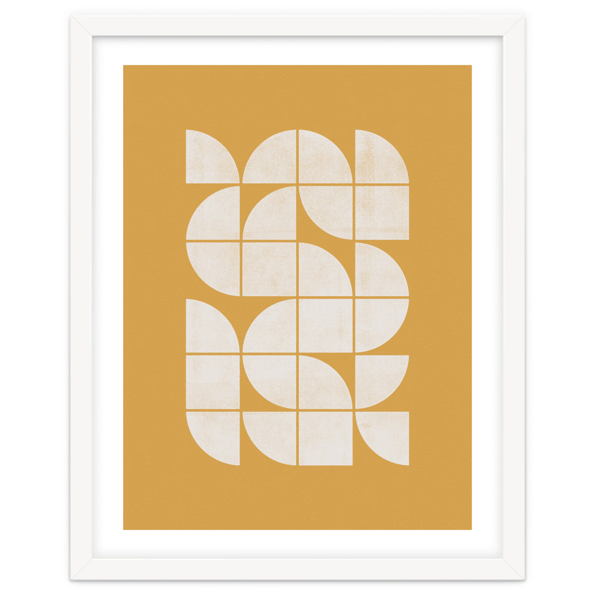 Mid-Century Modern No.26 - Woodblock Print