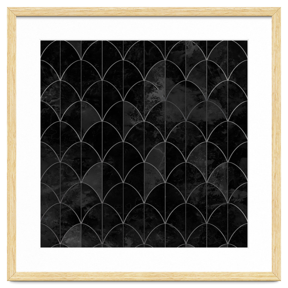 Mermaid scales. Black and white