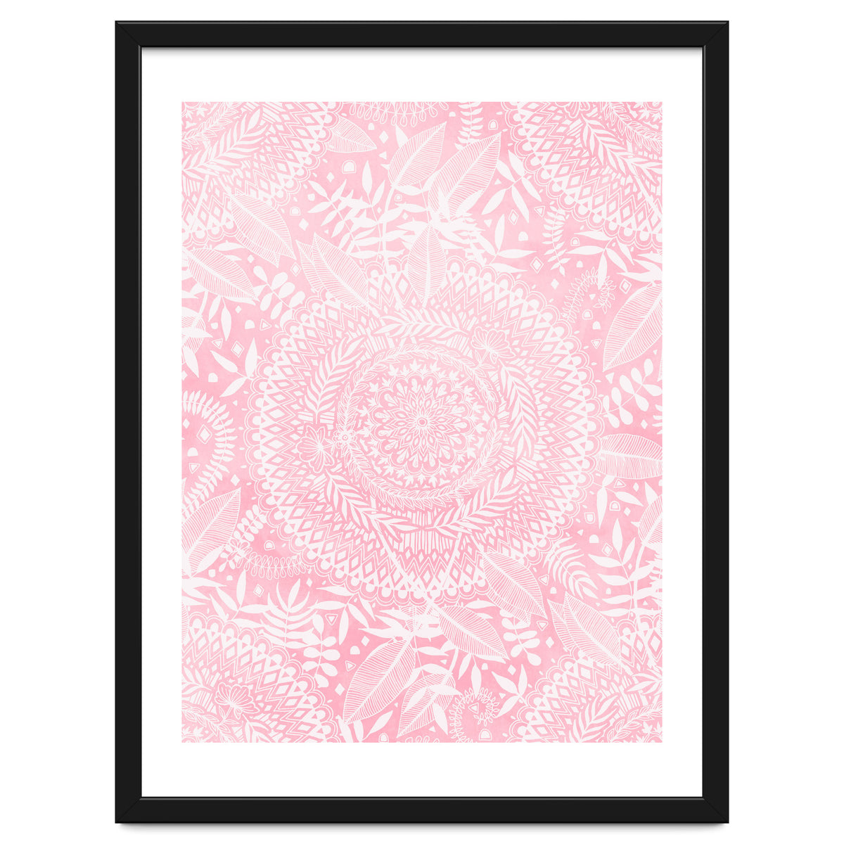 Medallion Pattern in Blush Pink