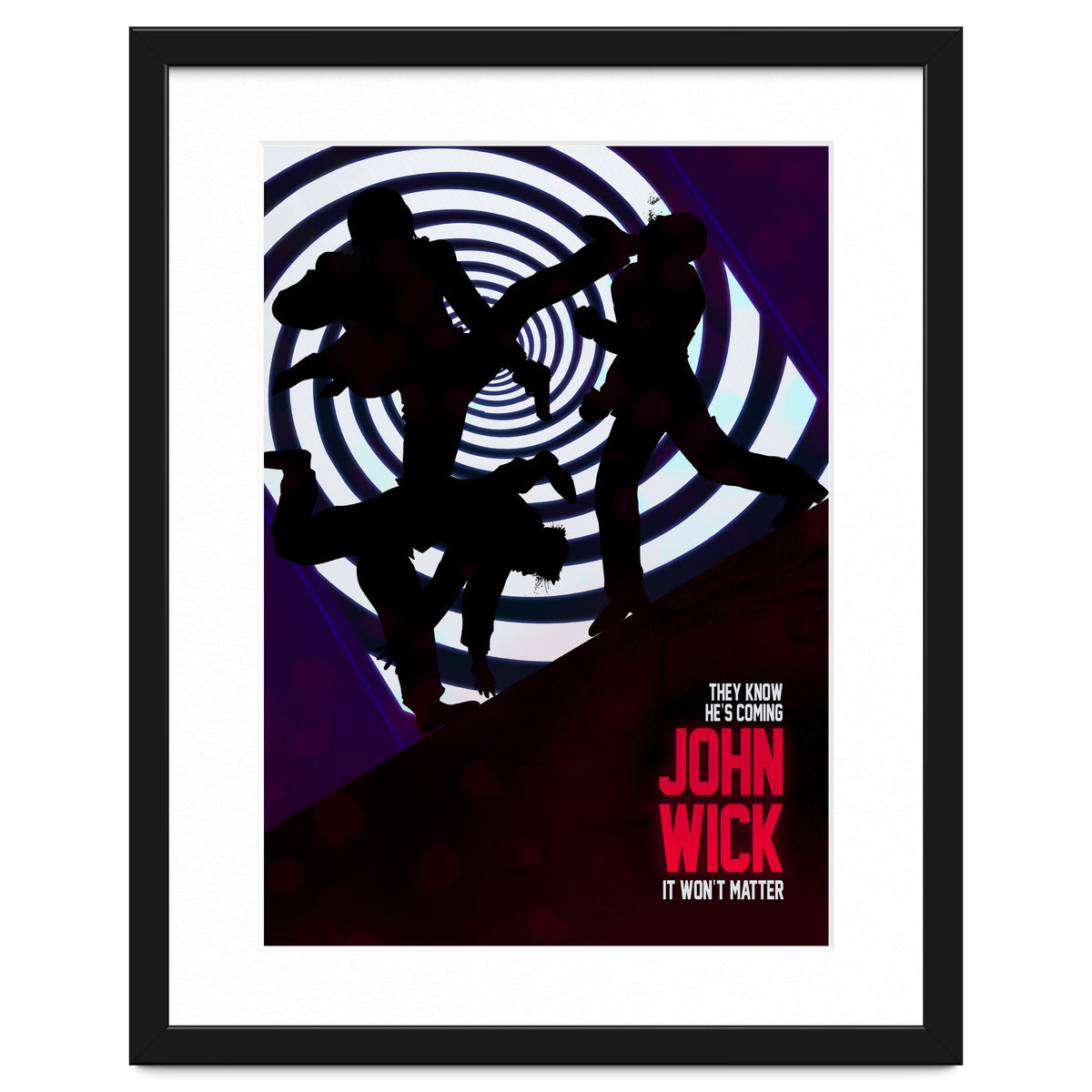 John Wick Minimal Movie Poster