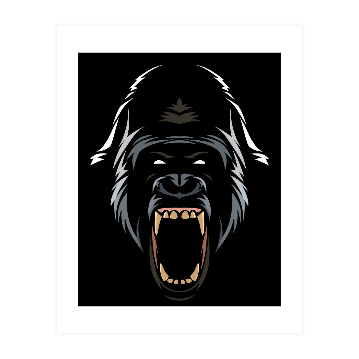 Gorilla Tribal (Print Only)