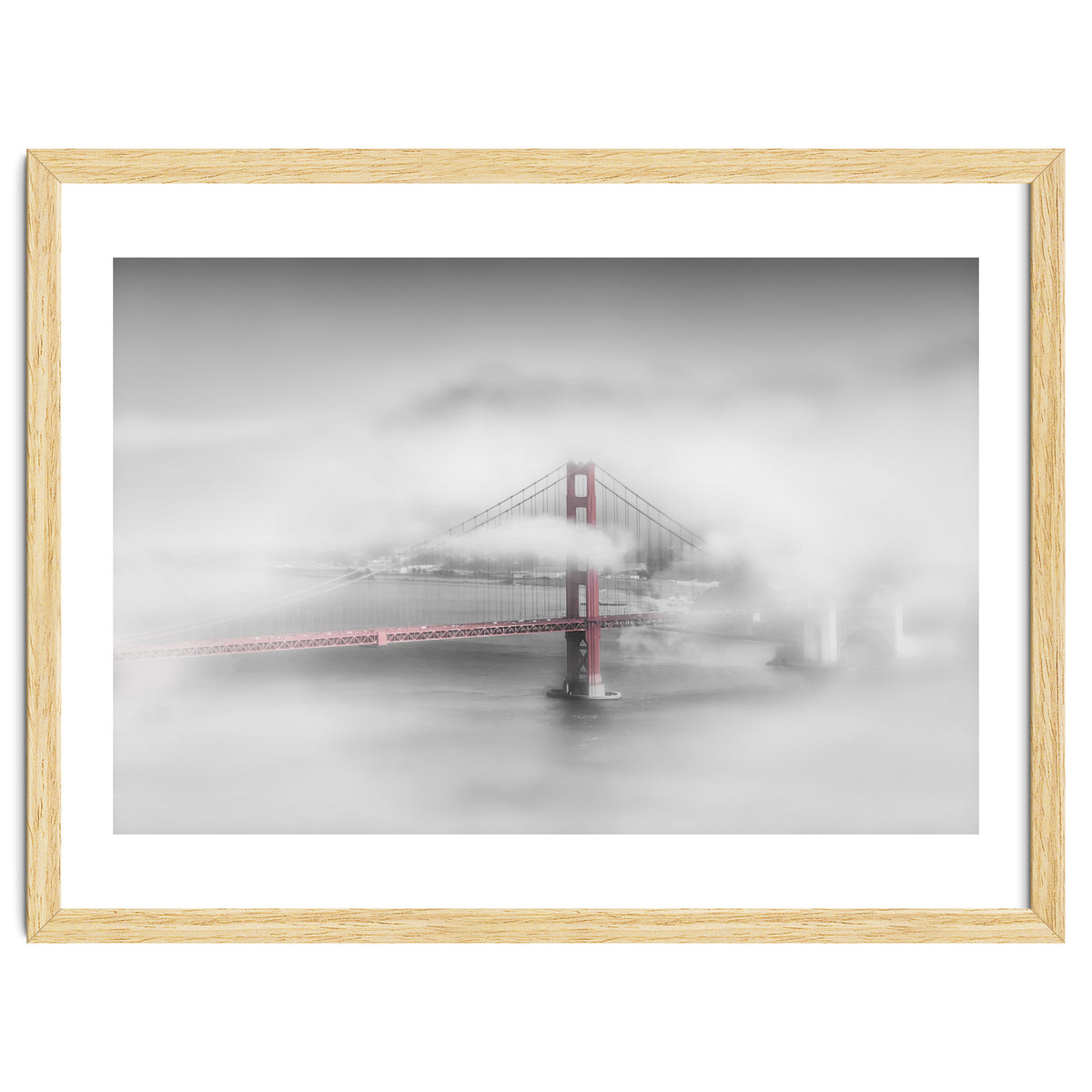 Foggy Golden Gate Bridge | colorkey