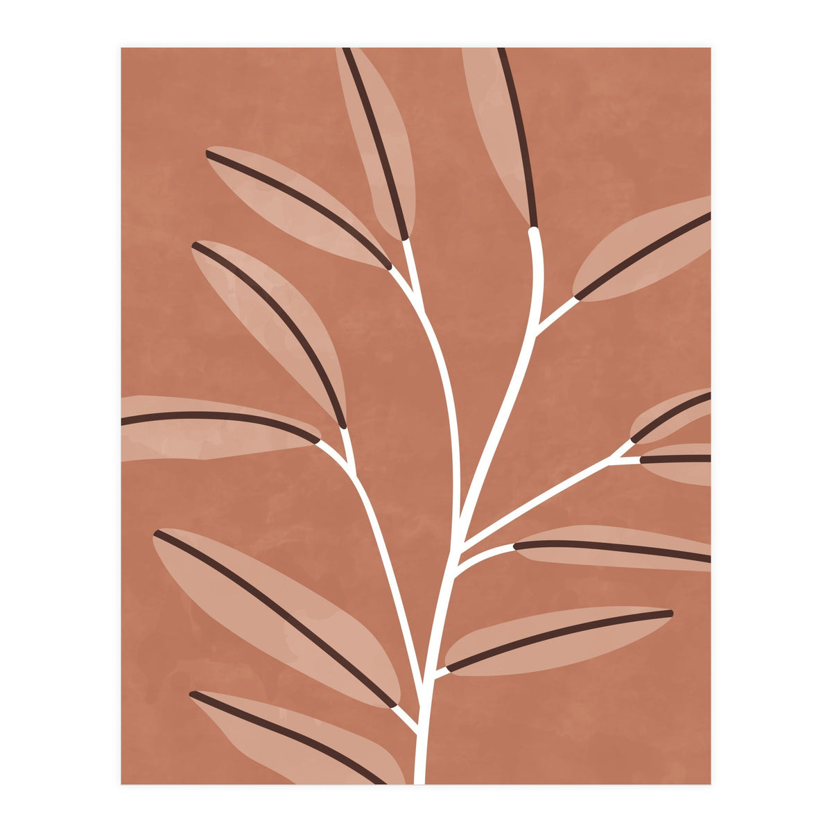 Mid Century Modern Plant (Print Only)