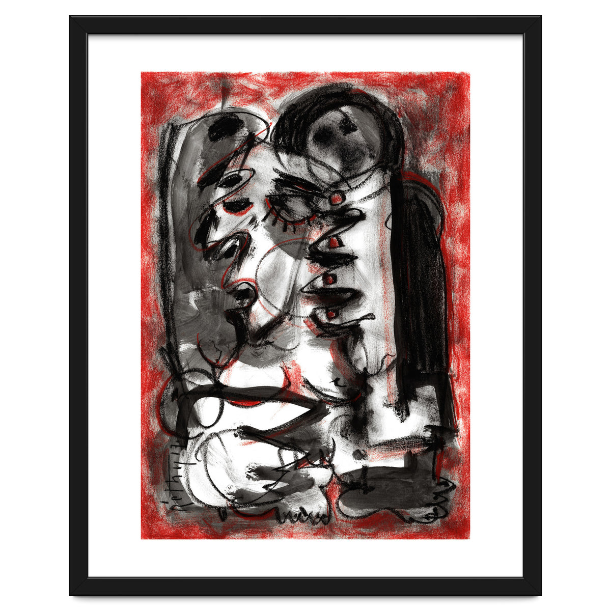 Shame - white background