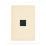 Minimal black square on beige (Print Only) thumbnail