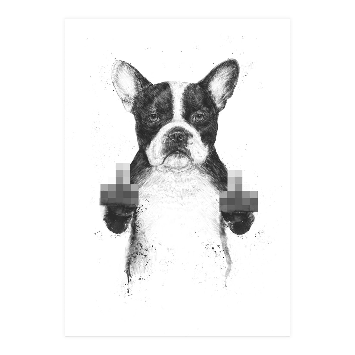 Censored Dog (Print Only)