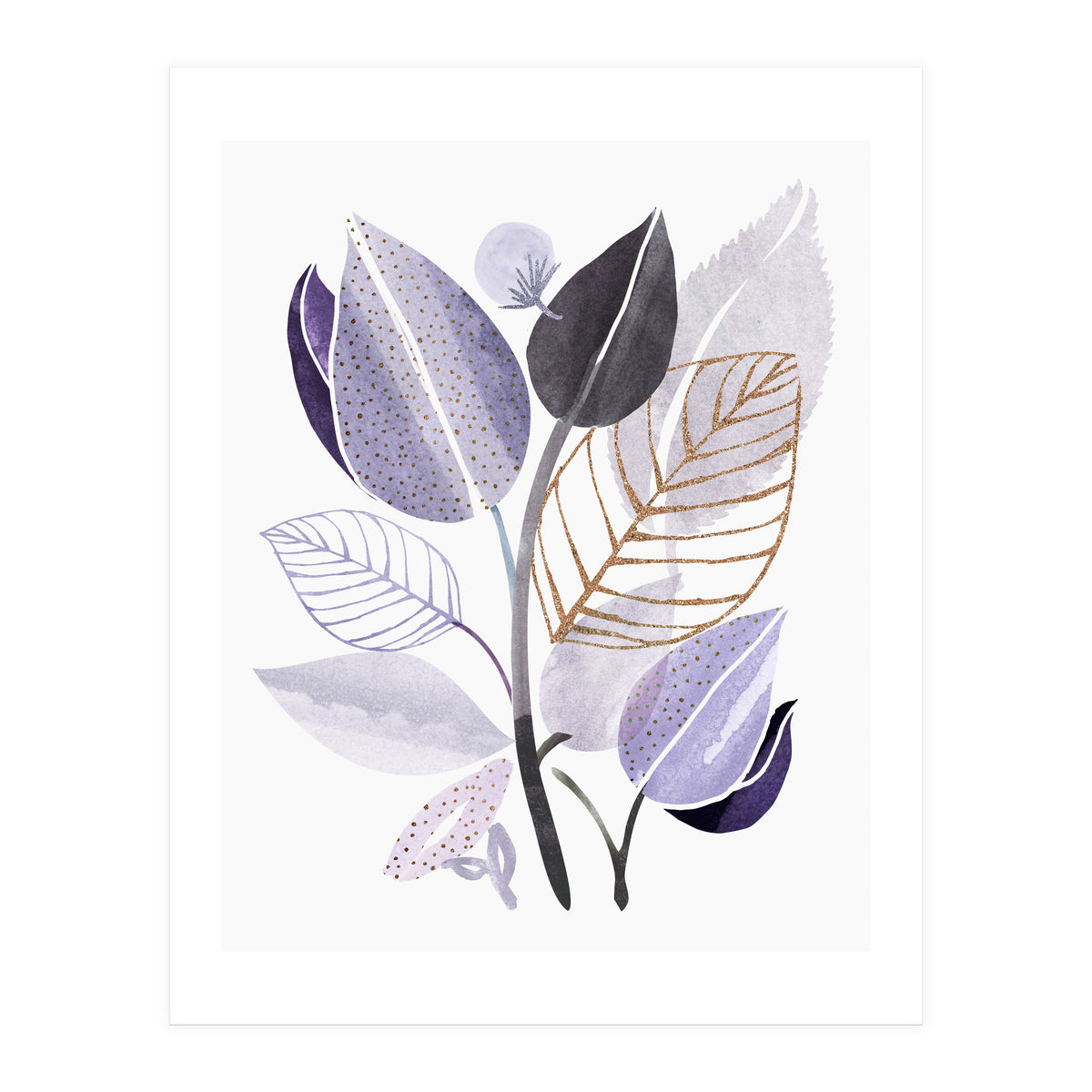 Lavender Leaf Bouquet (Print Only)