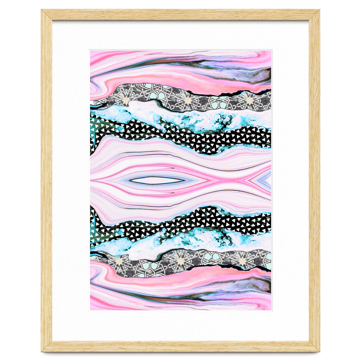 Abstract shapes of marble and patterns