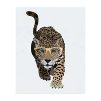 Catwalk Jaguar Wearing Gold Glasses (Print Only)