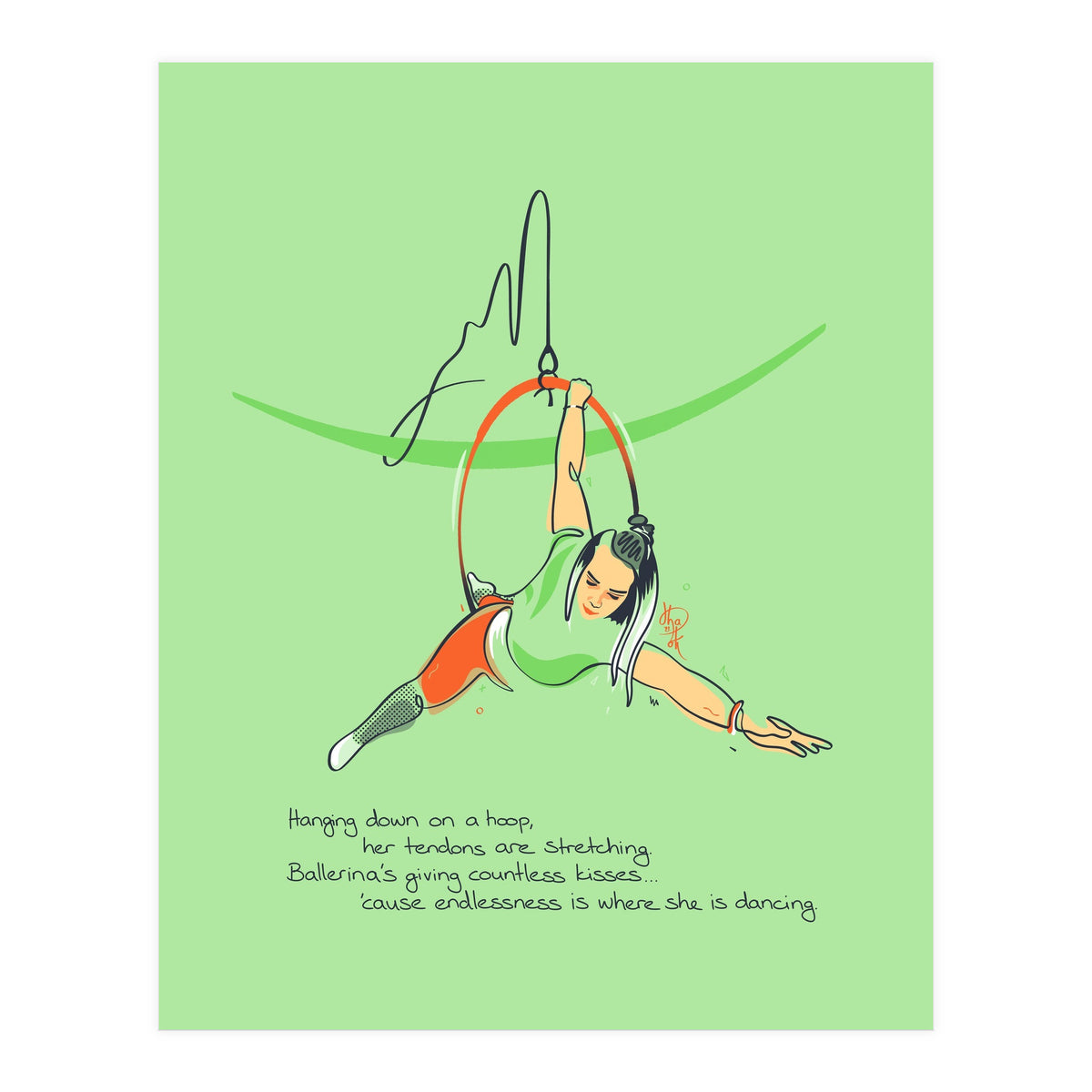 Hoop Balerina 2 (Print Only)