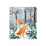 Fox Snow Walk (Print Only) thumbnail