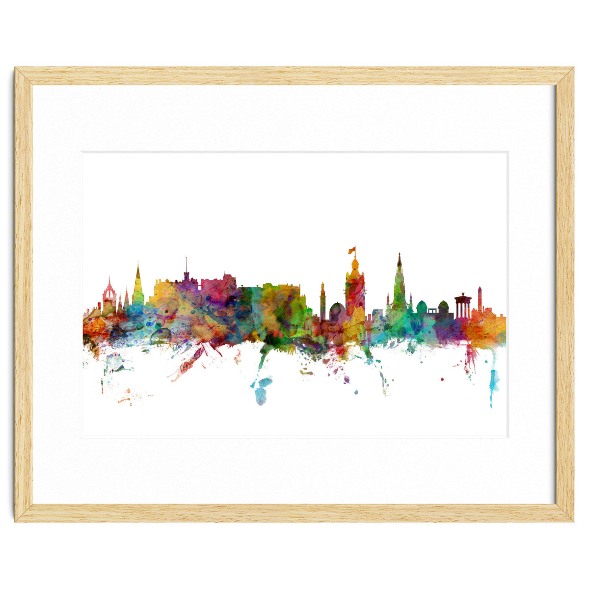 Edinburgh Scotland Skyline