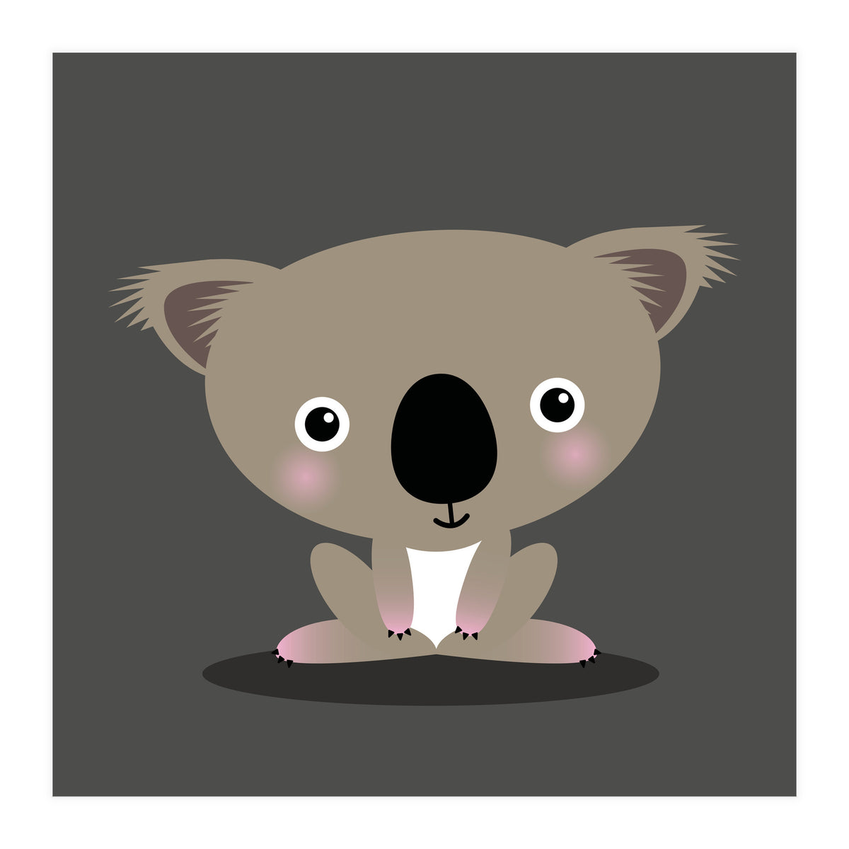 Nursery Kawaii Koala (Print Only)