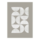 Mid-Century Modern No.17 - Woodblock Print (Print Only) thumbnail