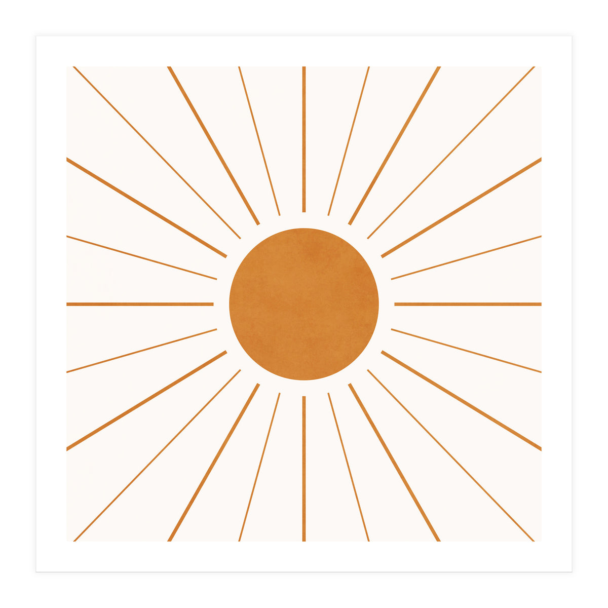 SUN IN LINES (Print Only)