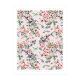Asian fish among flowers (Print Only) thumbnail