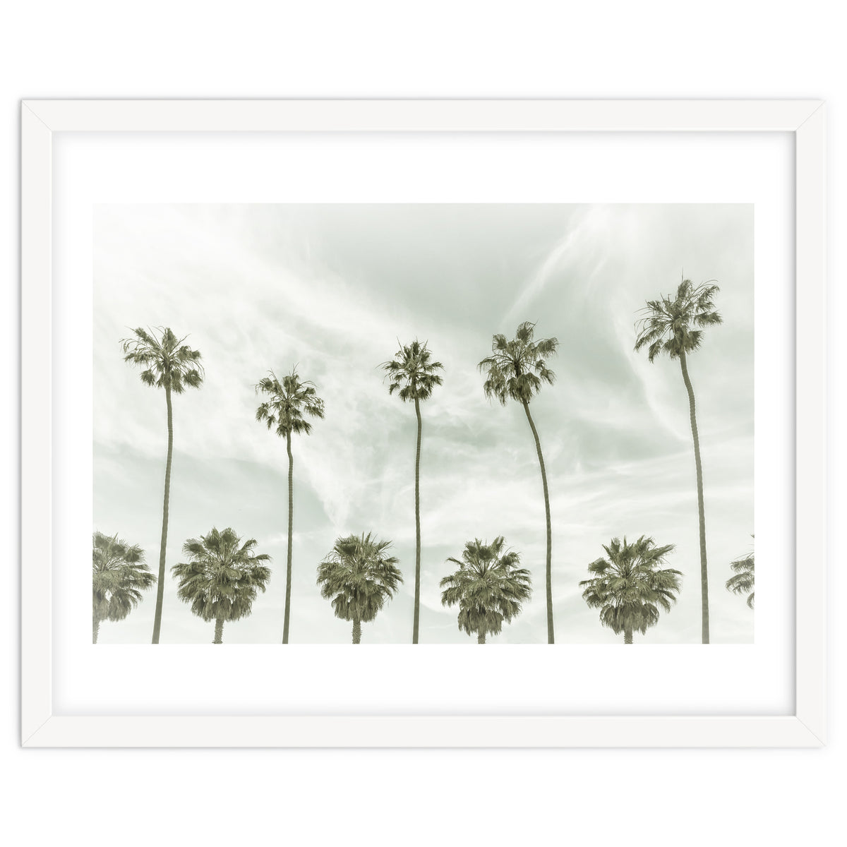 CALIFORNIA Vintage Palm Trees (Print Only) Art Print by Melanie Viola ...