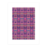 Hawa Mahal (Wind Palace) Retro - India (Print Only) thumbnail