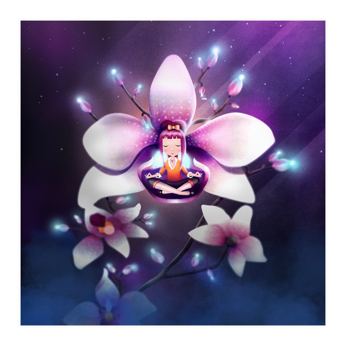 Orchid Meditation (Print Only)
