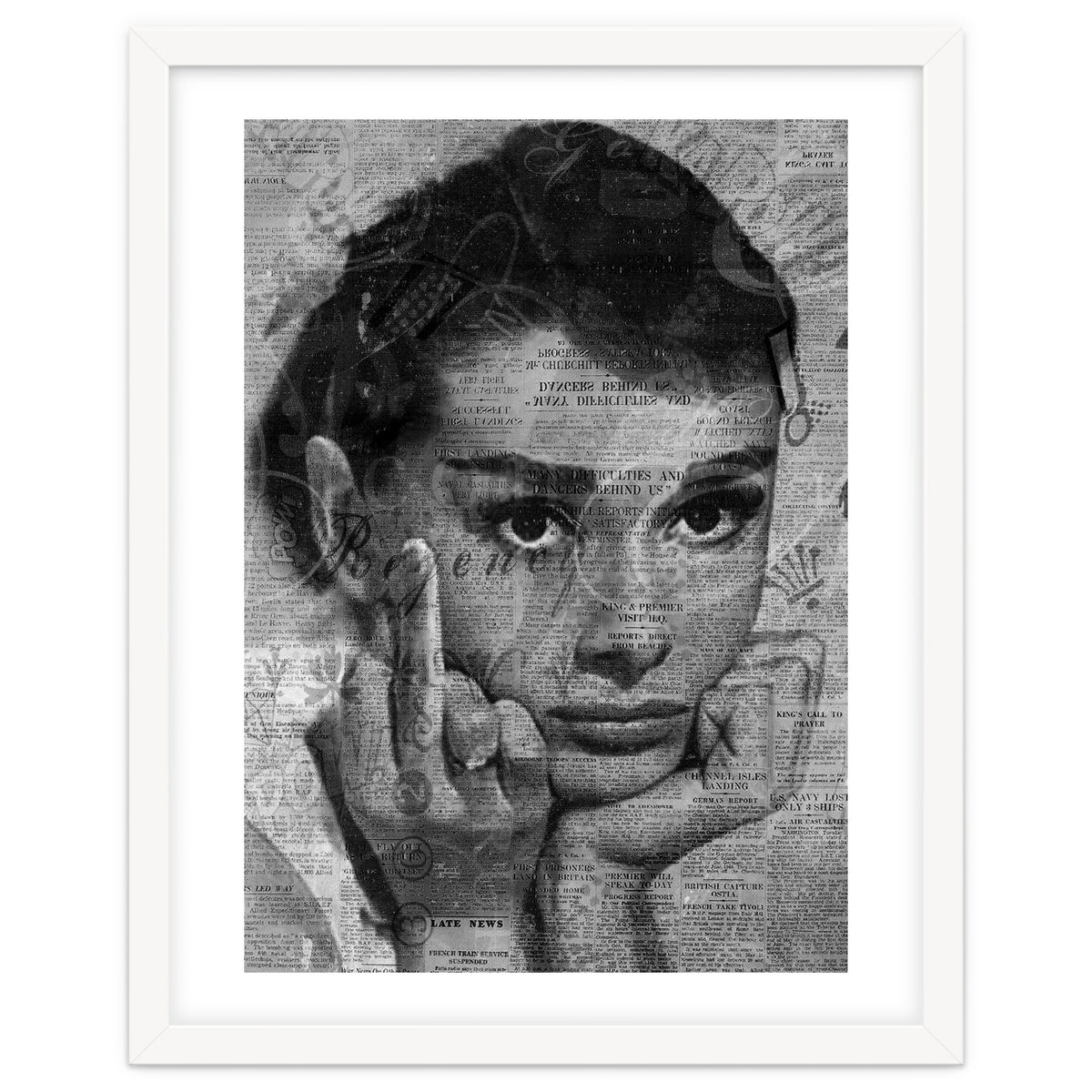 Audrey Hepburn Drawing by James Holko - Pixels