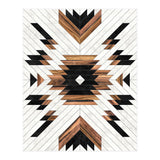 Urban Tribal Pattern No.5 - Aztec - Concrete and Wood (Print Only) thumbnail