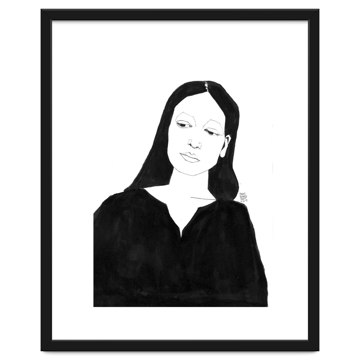 Untitled #36 - Woman in black