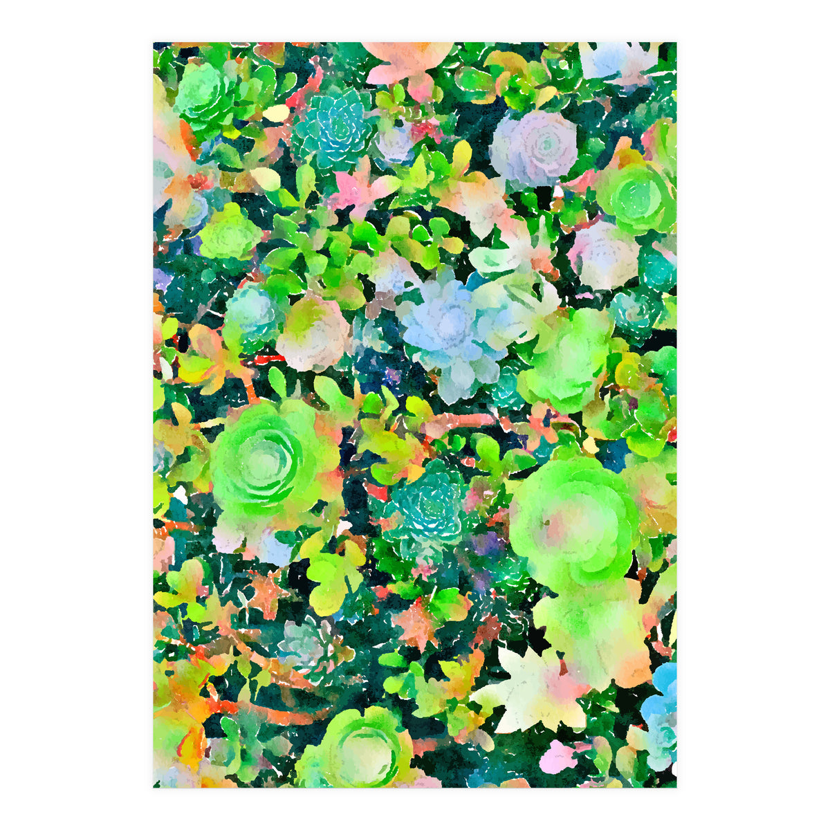 The Desert Works Constantly To Forbid It, But The Cactus Blooms Anyway (Print Only)