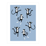 Dancing Cats (Print Only) thumbnail