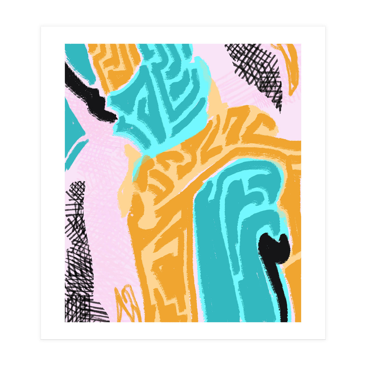 Yellow folks (Print Only)