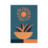 Retro Boho Botanical Sun Plant (Print Only) thumbnail