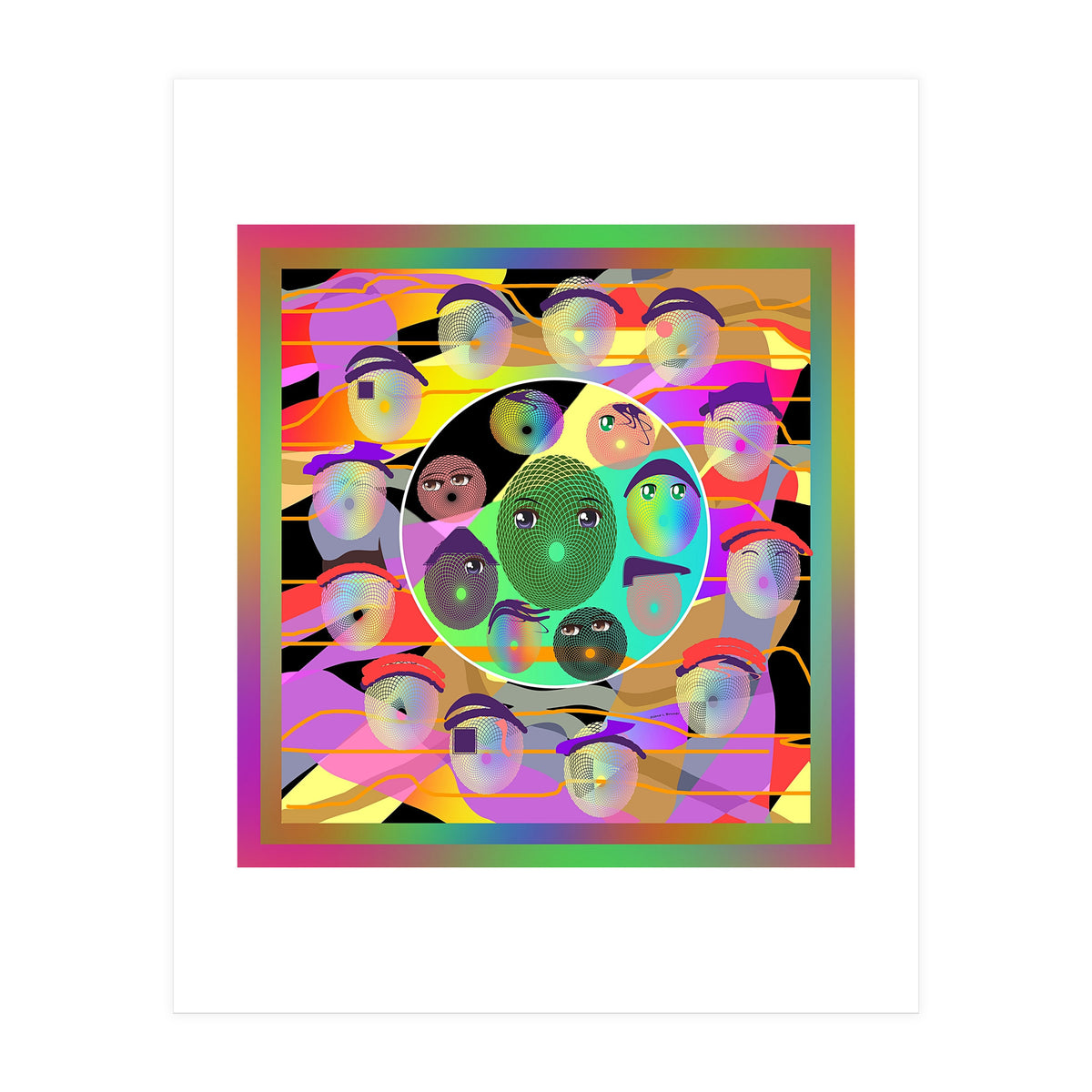 A WORLD OF DIFFERENT PEOPLE (Print Only)