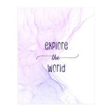 Explore the world | floating colors (Print Only) thumbnail