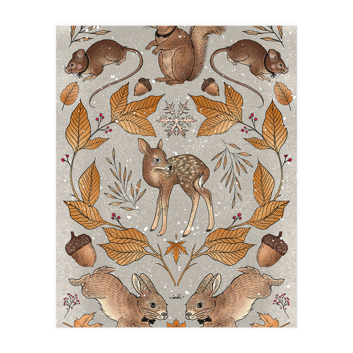 Christmas Animals (Print Only)