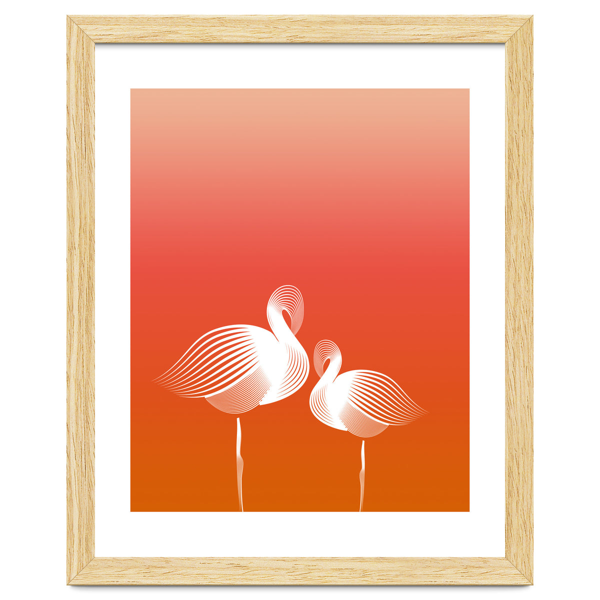 Meditating Flamingos