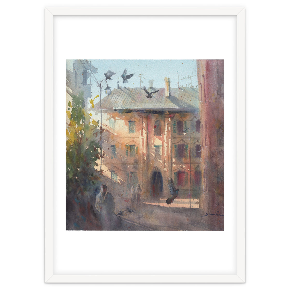 Sunny morning in Italy