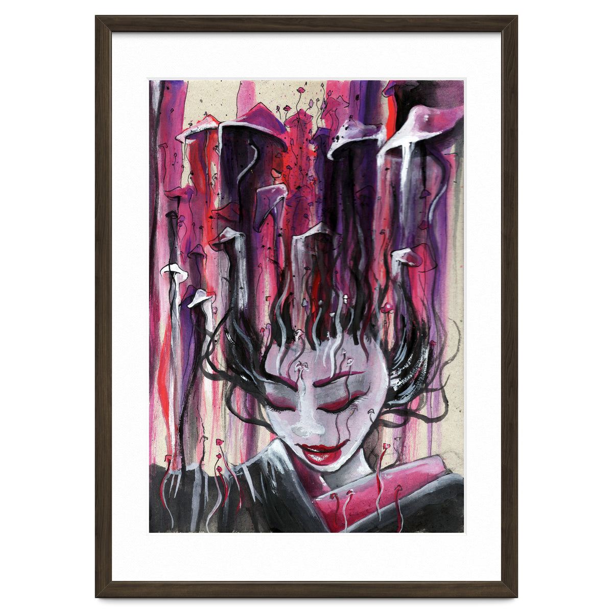 Geisha in Mushrooms: The Surrealistic Concubine