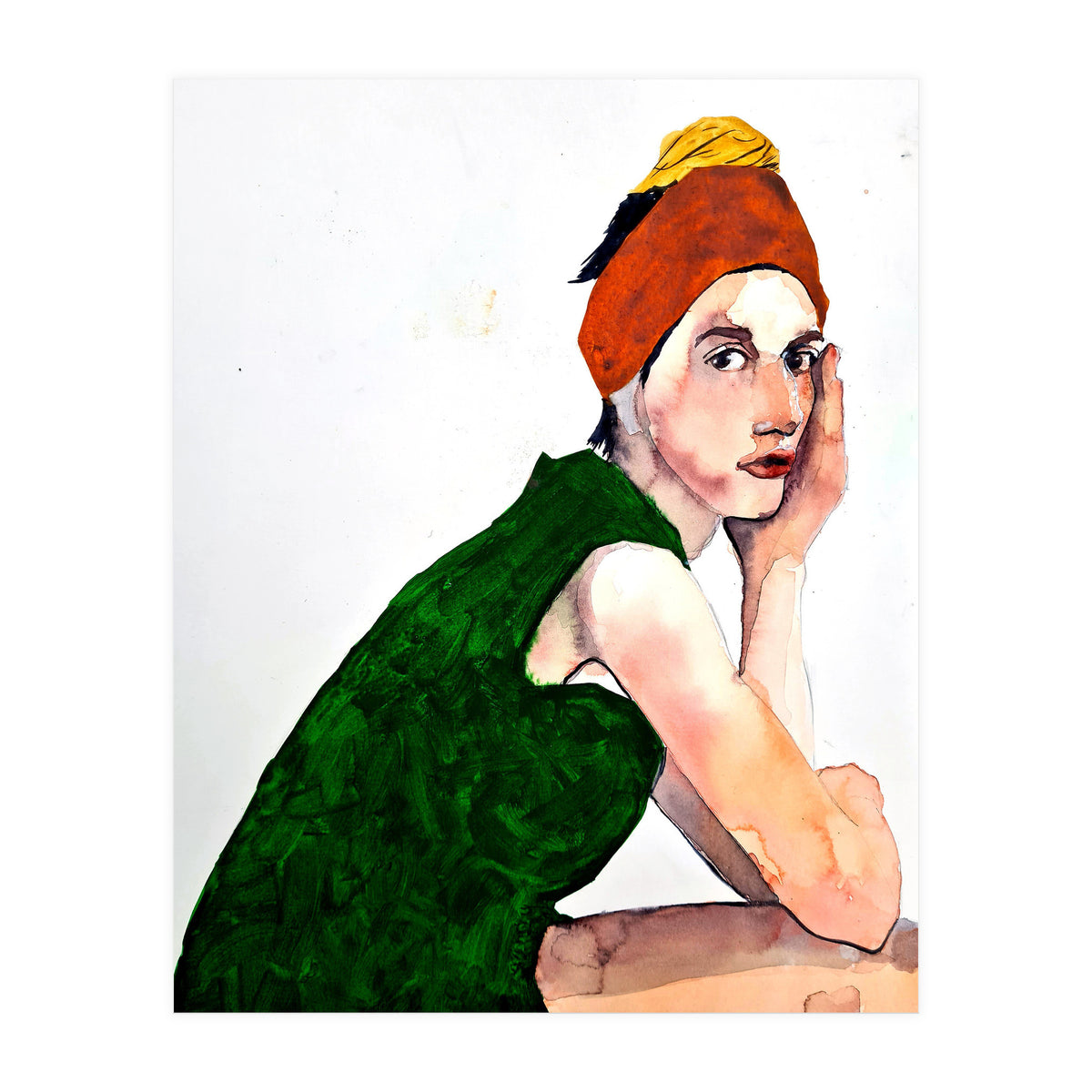 Untitled #86 - Woman in green (Print Only)