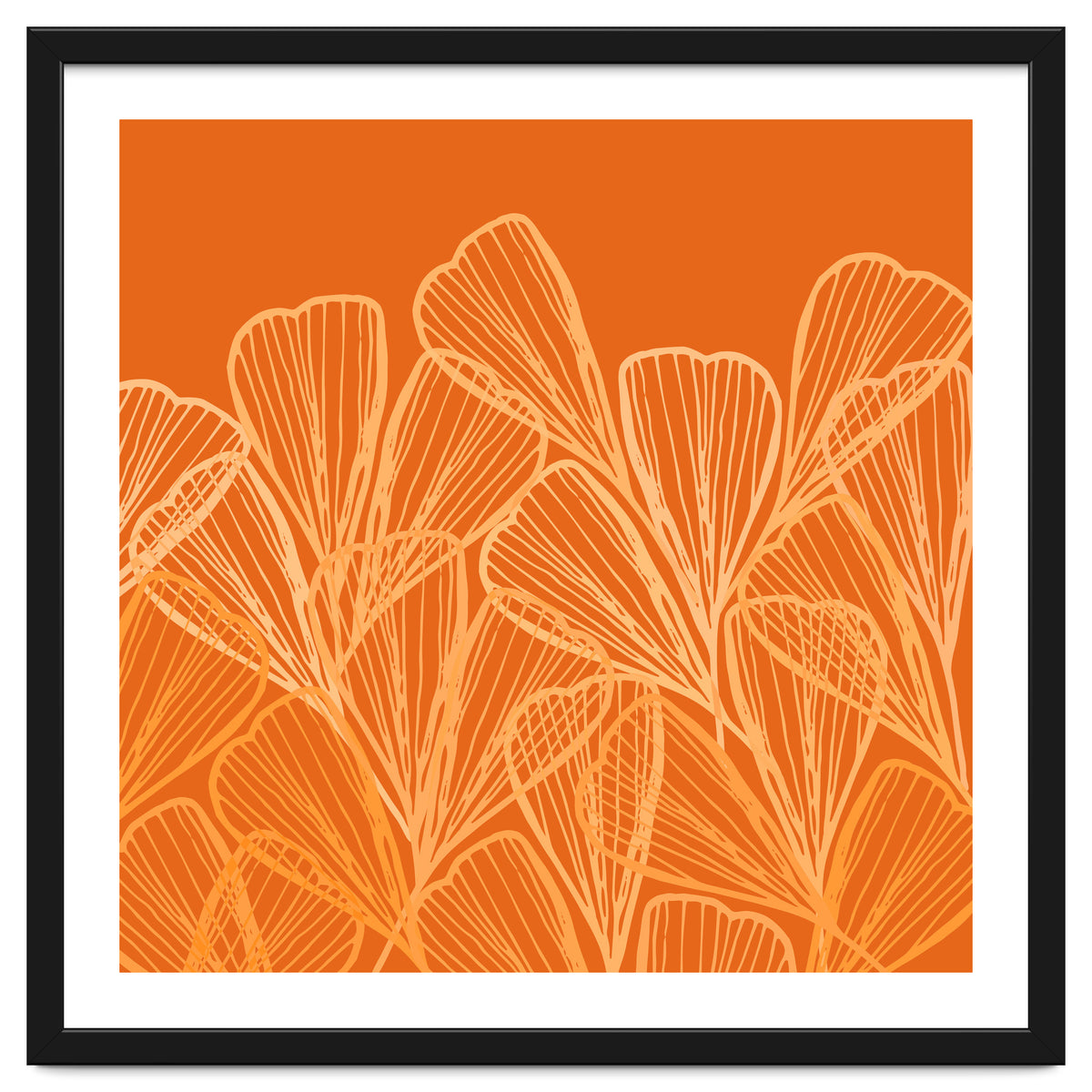 Coastal Orange Flora
