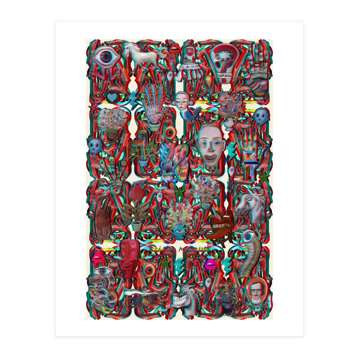 Formas 14 34 3d And Pop (Print Only)