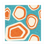 Day At The Lake Blue Orange (Print Only) thumbnail