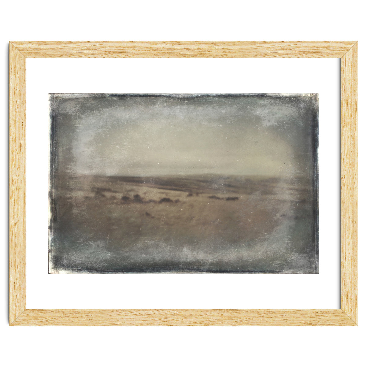 Bleak winter landscape of Saddleworth Moor