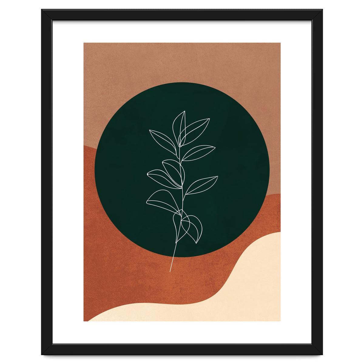 Geometrical Minimalist Boho Abstract