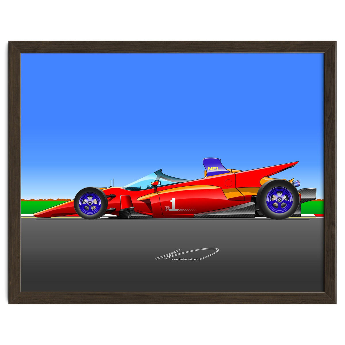 Pole Position Racecar Homage