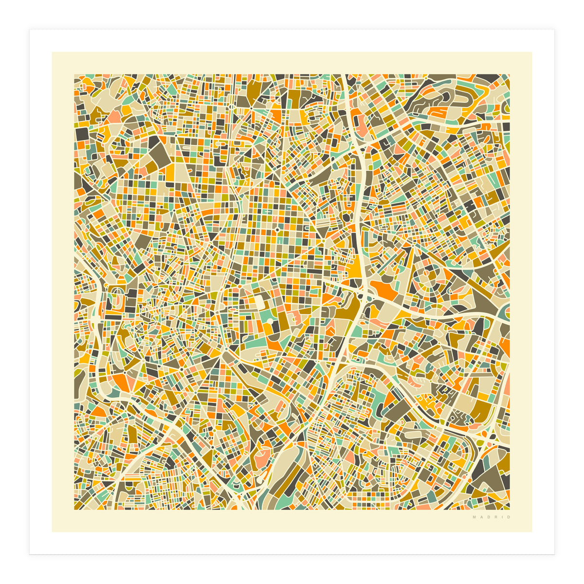 MADRID MAP (Print Only)