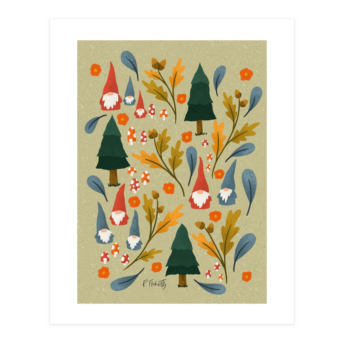 Woodland Gnomes (Print Only)