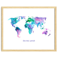 See the world || watercolor